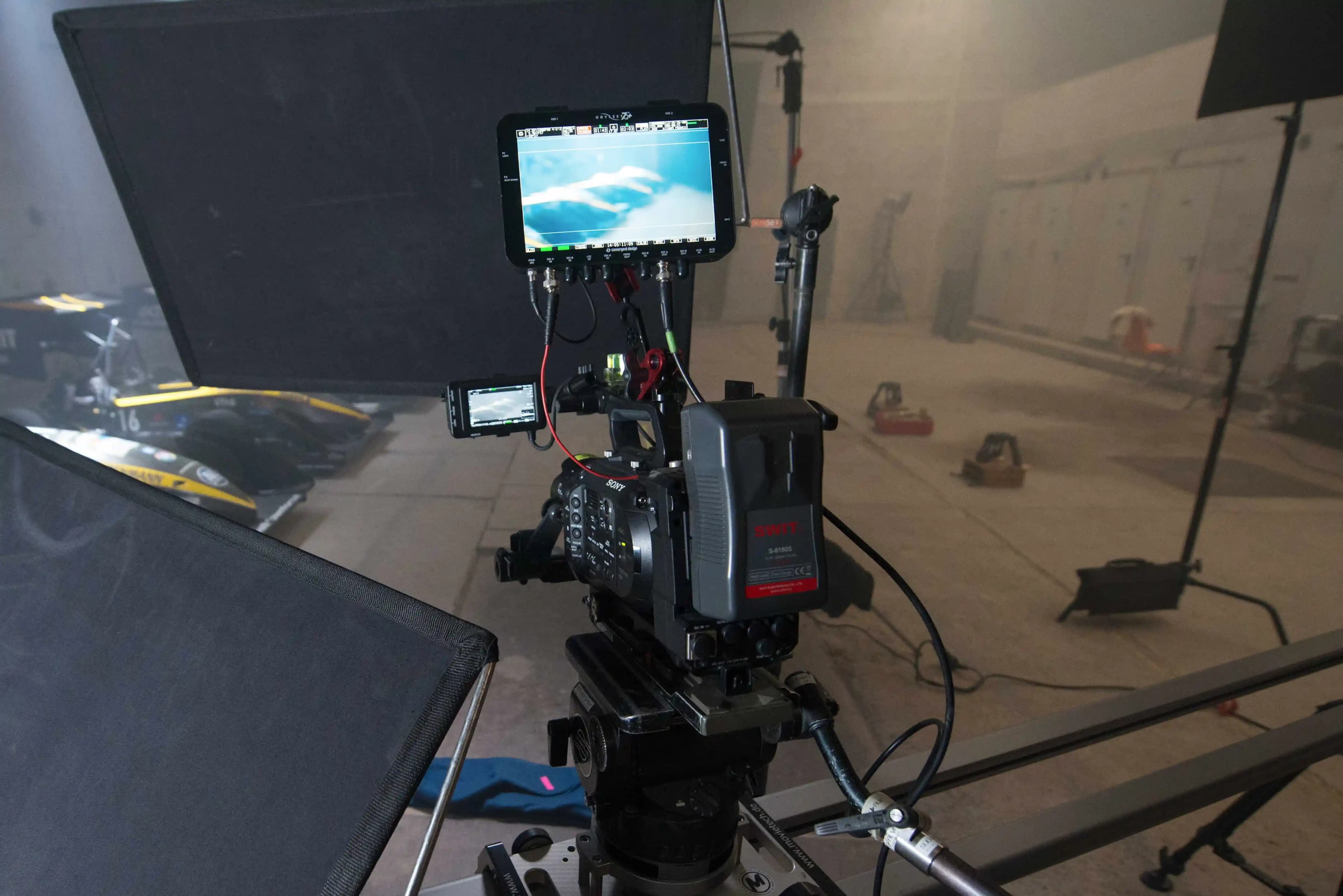Kameramann bei Imagefilm-Dreharbeiten, Vista-Werk