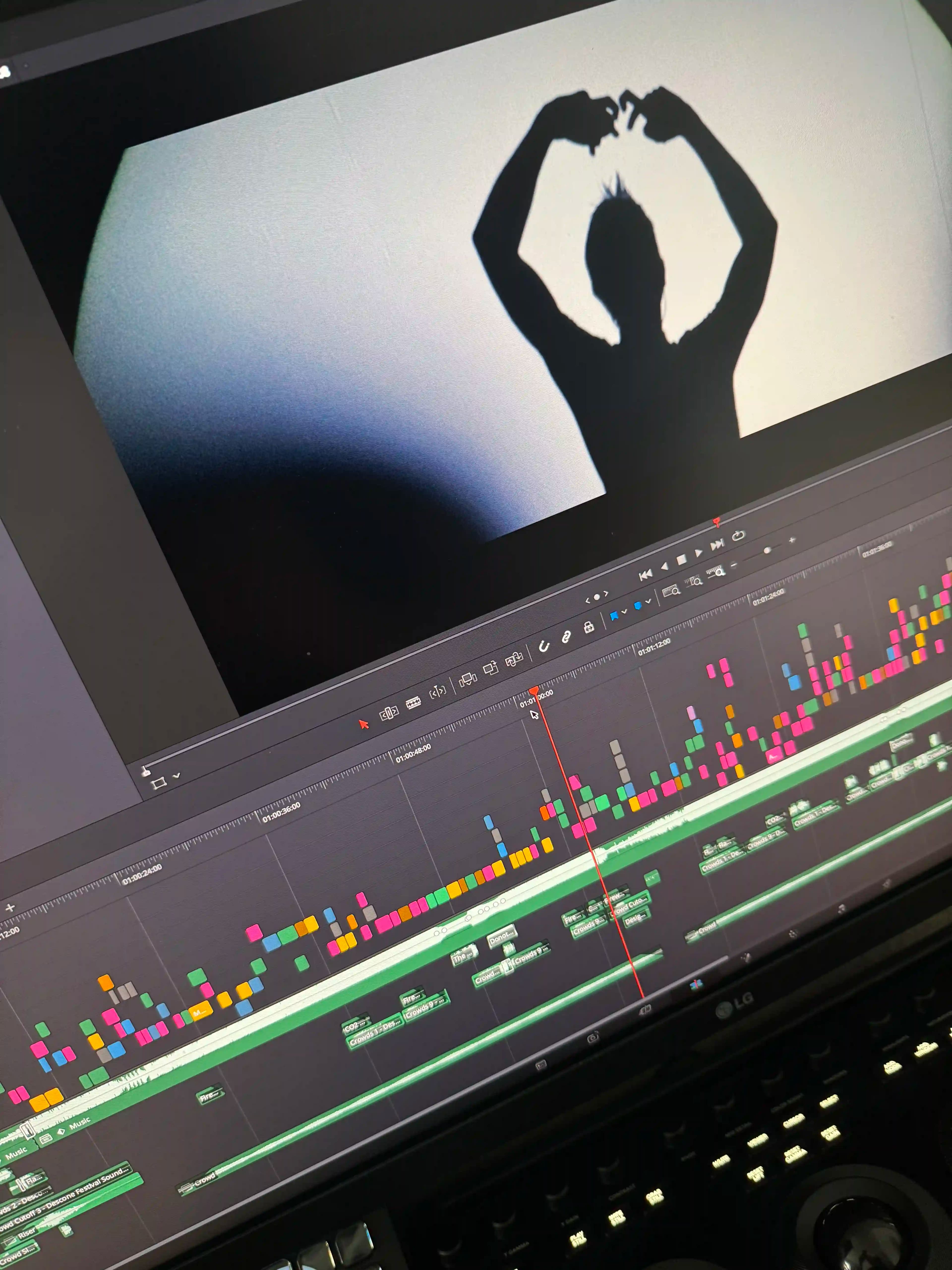 Videoschnitt bei einer GEO-optimierten Videoproduktion, Vista-Werk Köln